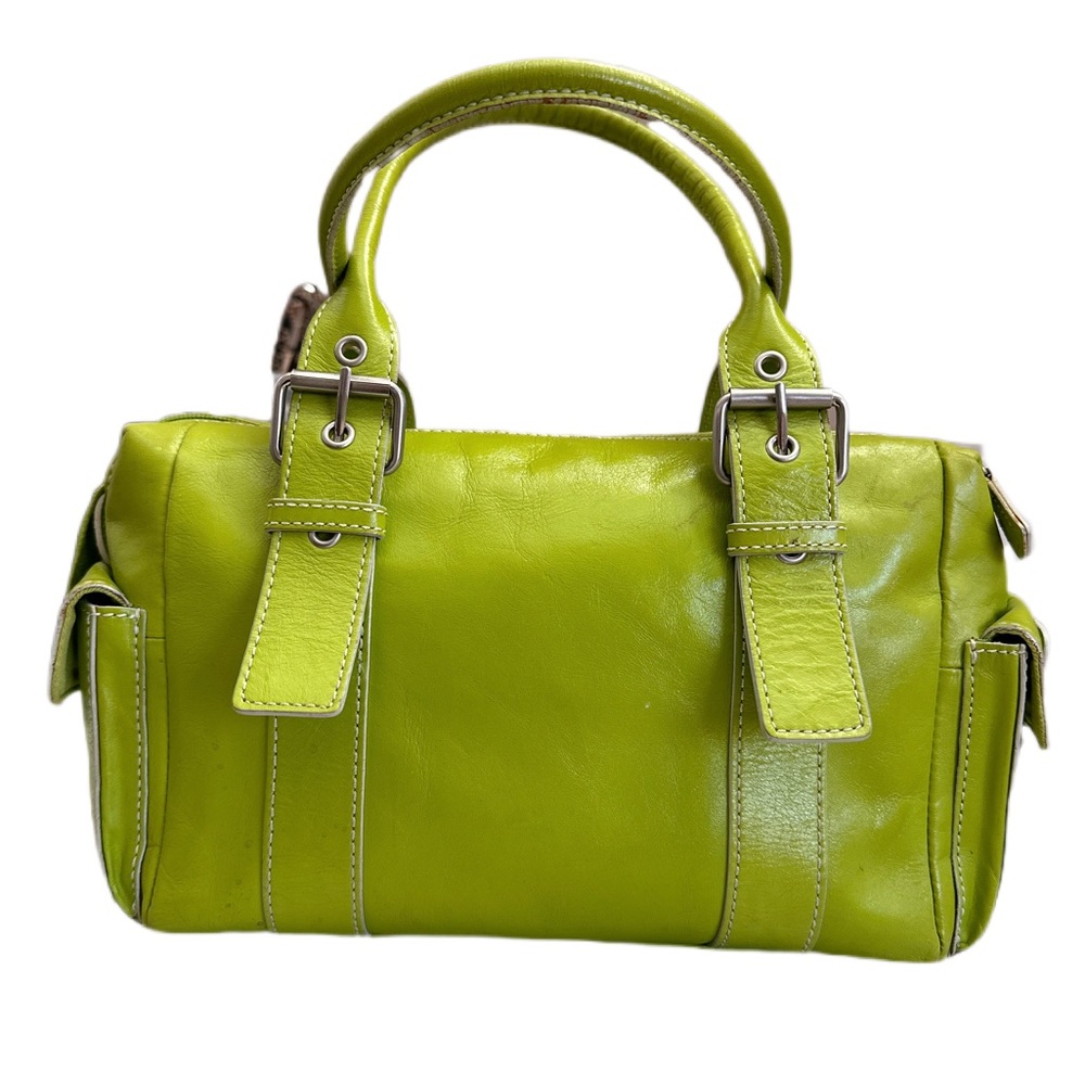HYPE Lime Green Genuine Leather Handbag